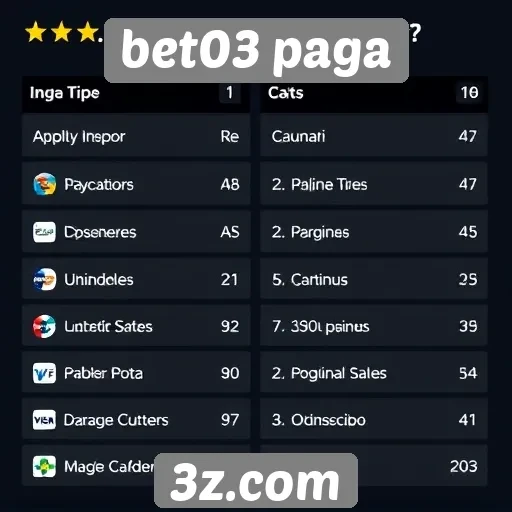 bet03 paga analisa métodos de pagamento disponíveis